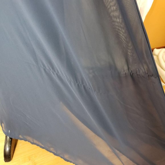 Forever 21 Blue Floor-Length Maxi Gown Medium - Picture 8 of 8